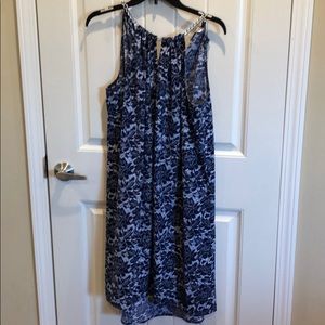 Michael Kors navy and white flower dress